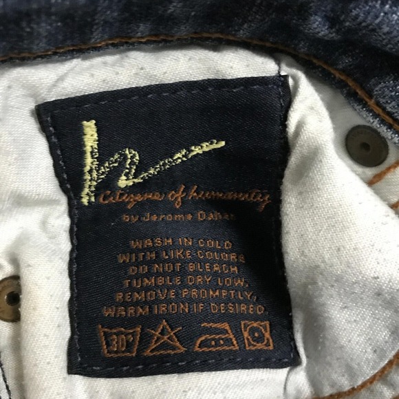 Citizens of Humanity Jeans Womens 28 Willow Creek #098 Low Rise Crop Stretch USA - Picture 5 of 15